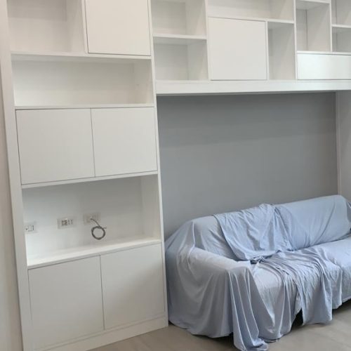 Libreria / studiolo "Omaggio a Mondrian"
