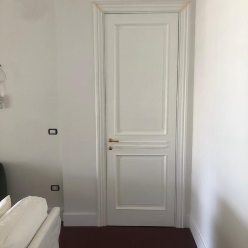 Porta laccata bianca 2,5 metri